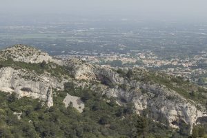 Uitzicht op St'Remy de Provence