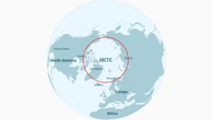 Arctic, Noordpool landkaart
